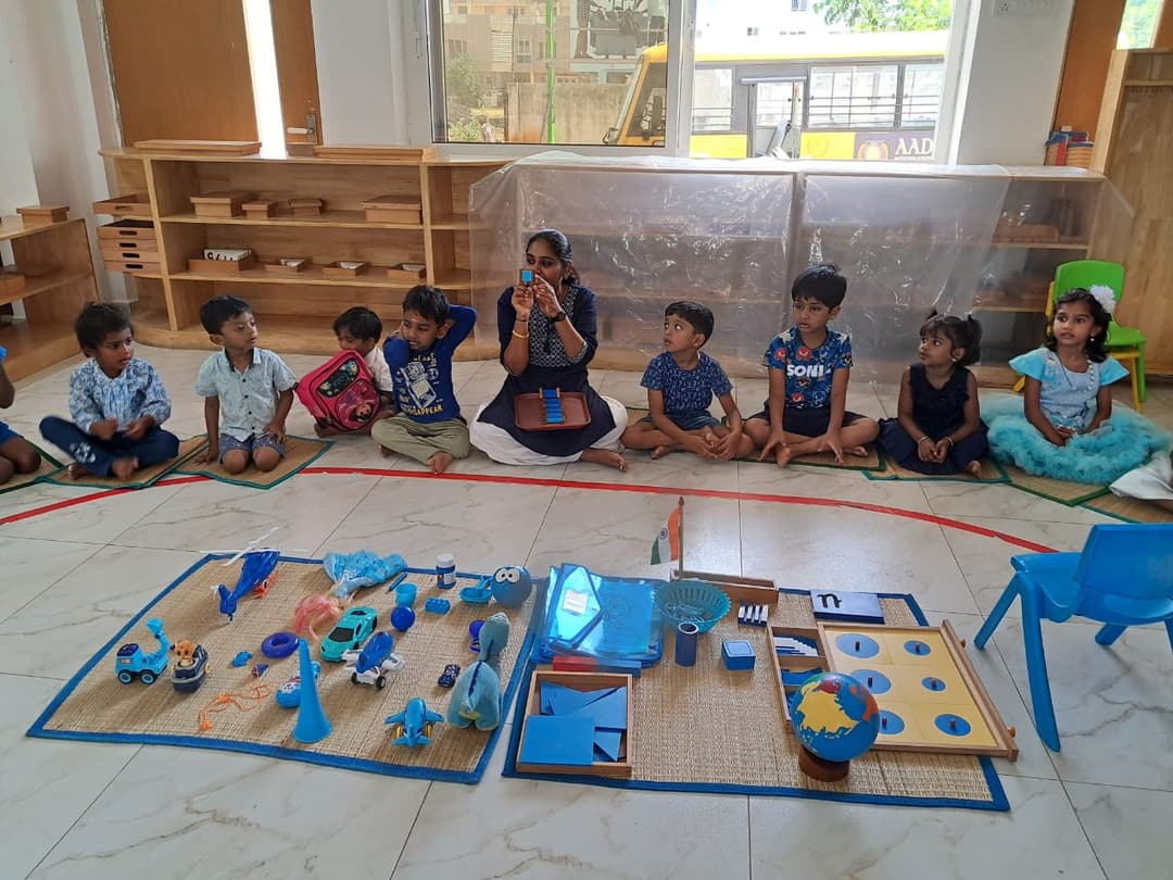 Blue Day celebration with Aadhithya School students