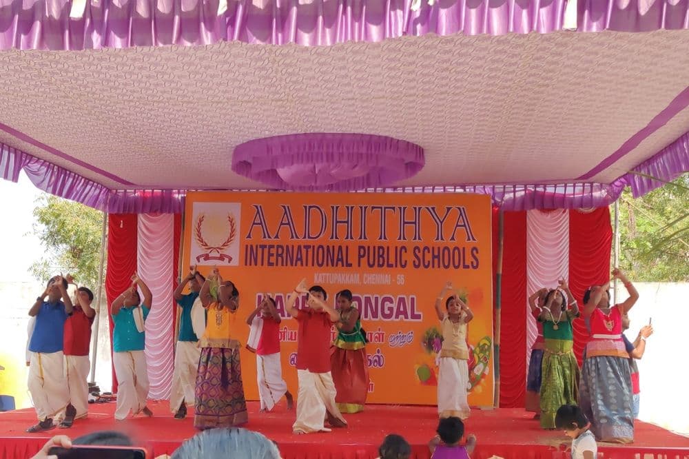 Pongal celebration in AIPS