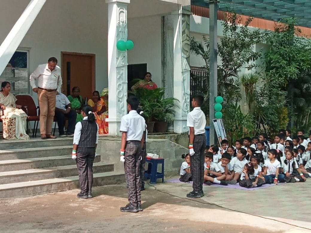 Independence Day celebration with Aadhithya School students