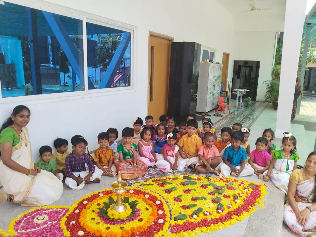 Onam Day celebration with Aadhithya School students