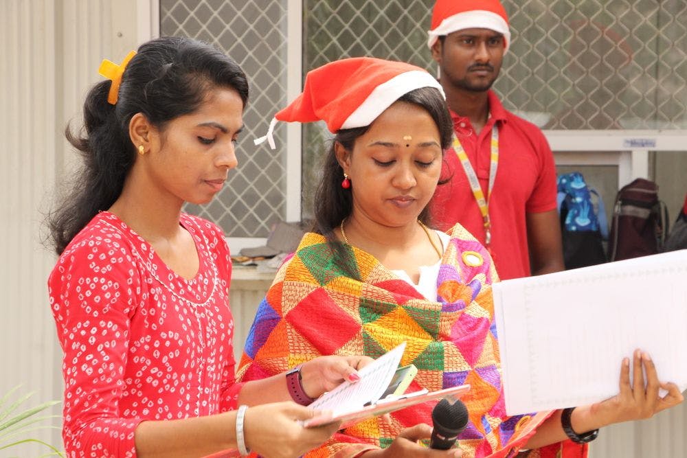 Christmas celebration in AIPS